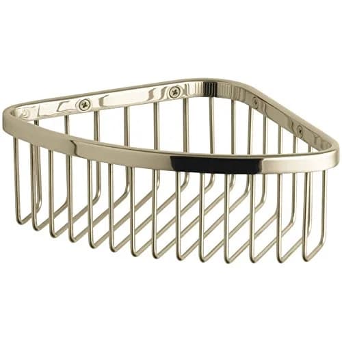 Kohler Medium Corner Shower Basket | Corrosion-Resistant Stainless Steel Corner Caddy thumbnail 1