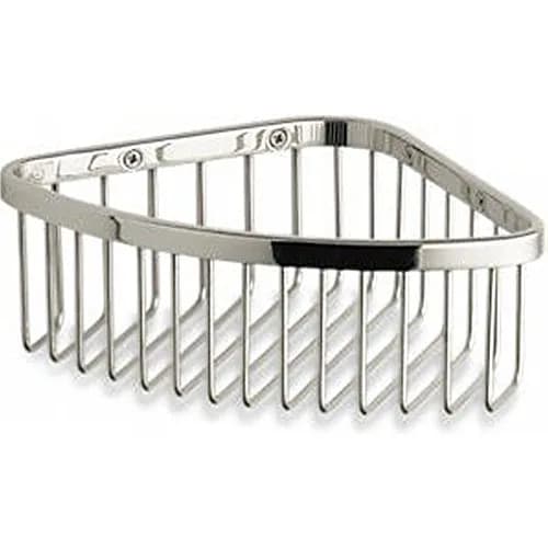 Kohler K-1896-SN Medium Shower Basket Vibrant Polished Nickel | Corner Mount, Corrosion-Resistant thumbnail 1