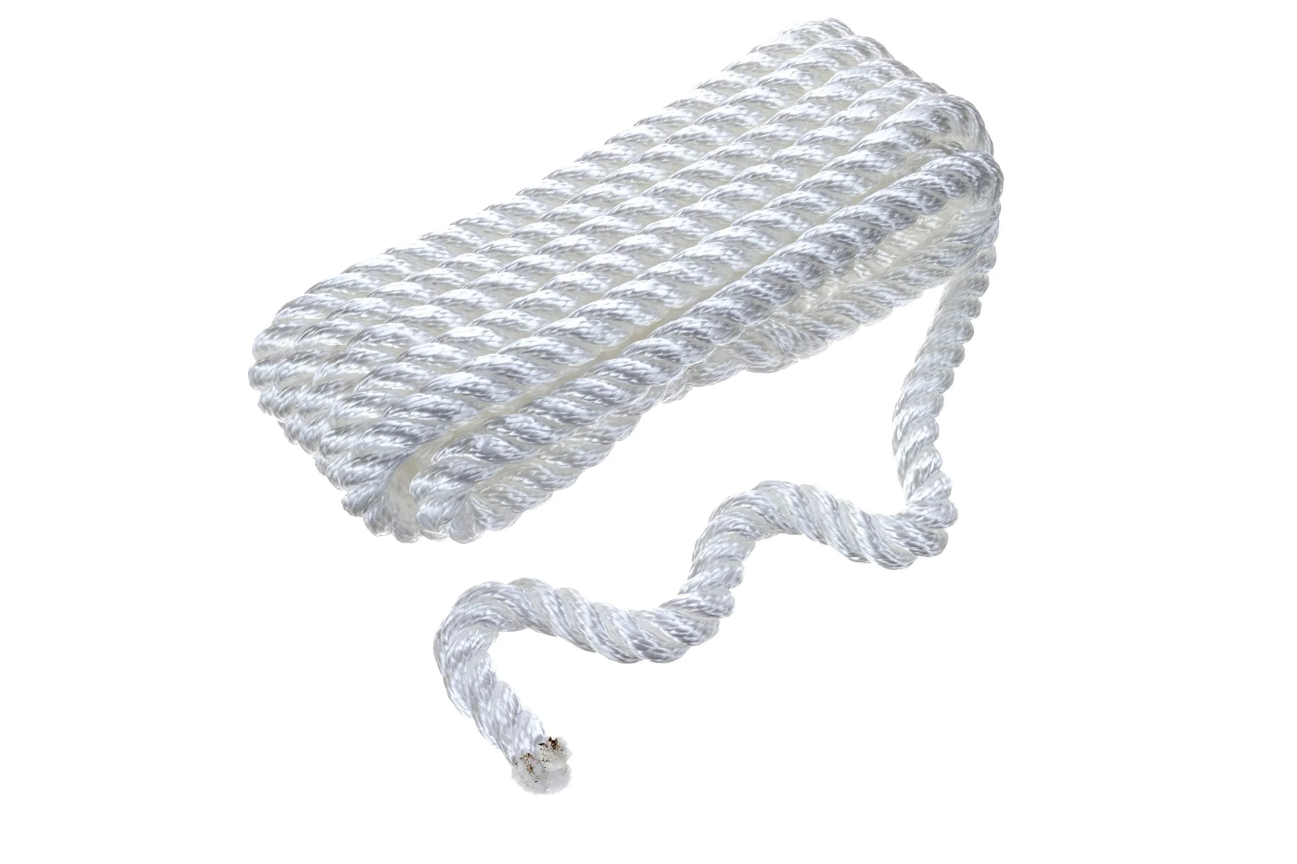 Seachoice Dock Rope ½-Inch x 15 Feet | Twisted Nylon Dock Line for Boating