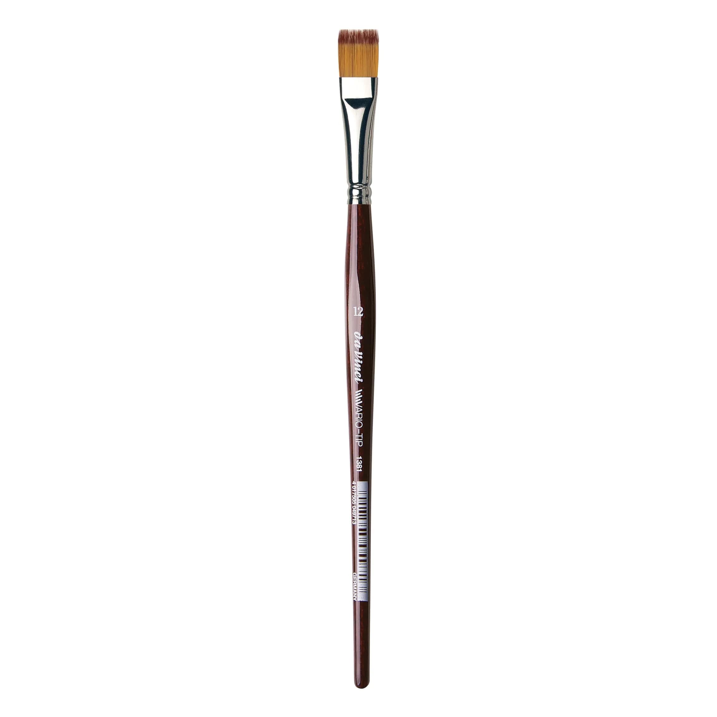 da Vinci Watercolor Series VarioTip Paint Brush, Flat Synthetic, Size 12 (1381-12) | Special Effects Brush for Artists - main product image