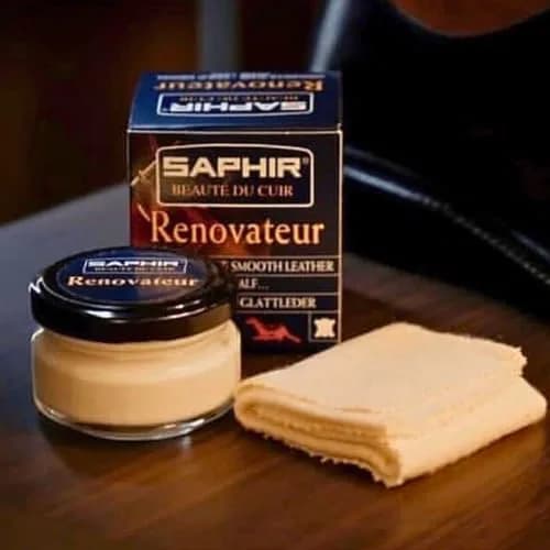 SAPHIR Beauté du Cuir Renovateur Leather Conditioner 50 ml | Restores, Conditions, Protects, and Shines Smooth Leather thumbnail 4