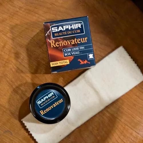 SAPHIR Beauté du Cuir Renovateur Leather Conditioner 50 ml | Restores, Conditions, Protects, and Shines Smooth Leather thumbnail 5