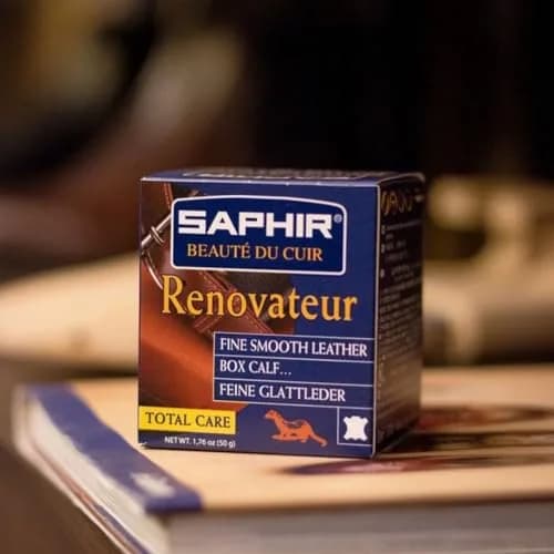 SAPHIR Beauté du Cuir Renovateur Leather Conditioner 50 ml | Restores, Conditions, Protects, and Shines Smooth Leather thumbnail 3