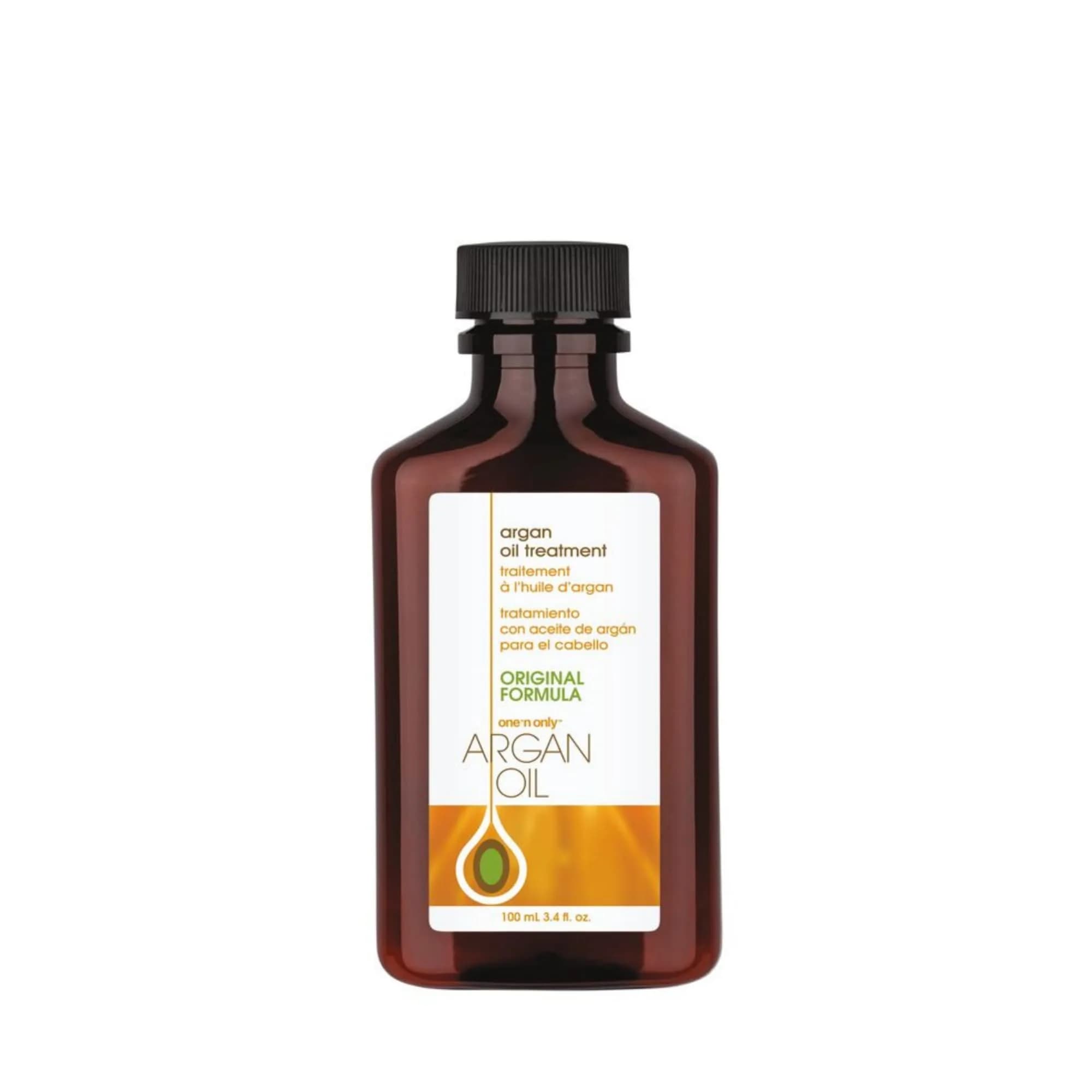 One 'N Only Argan Oil Hair Treatment 100 ml (3.4 Fl Oz) | Shine Enhancing, Heat Protectant & Frizz Control — 3.4 Fl Oz