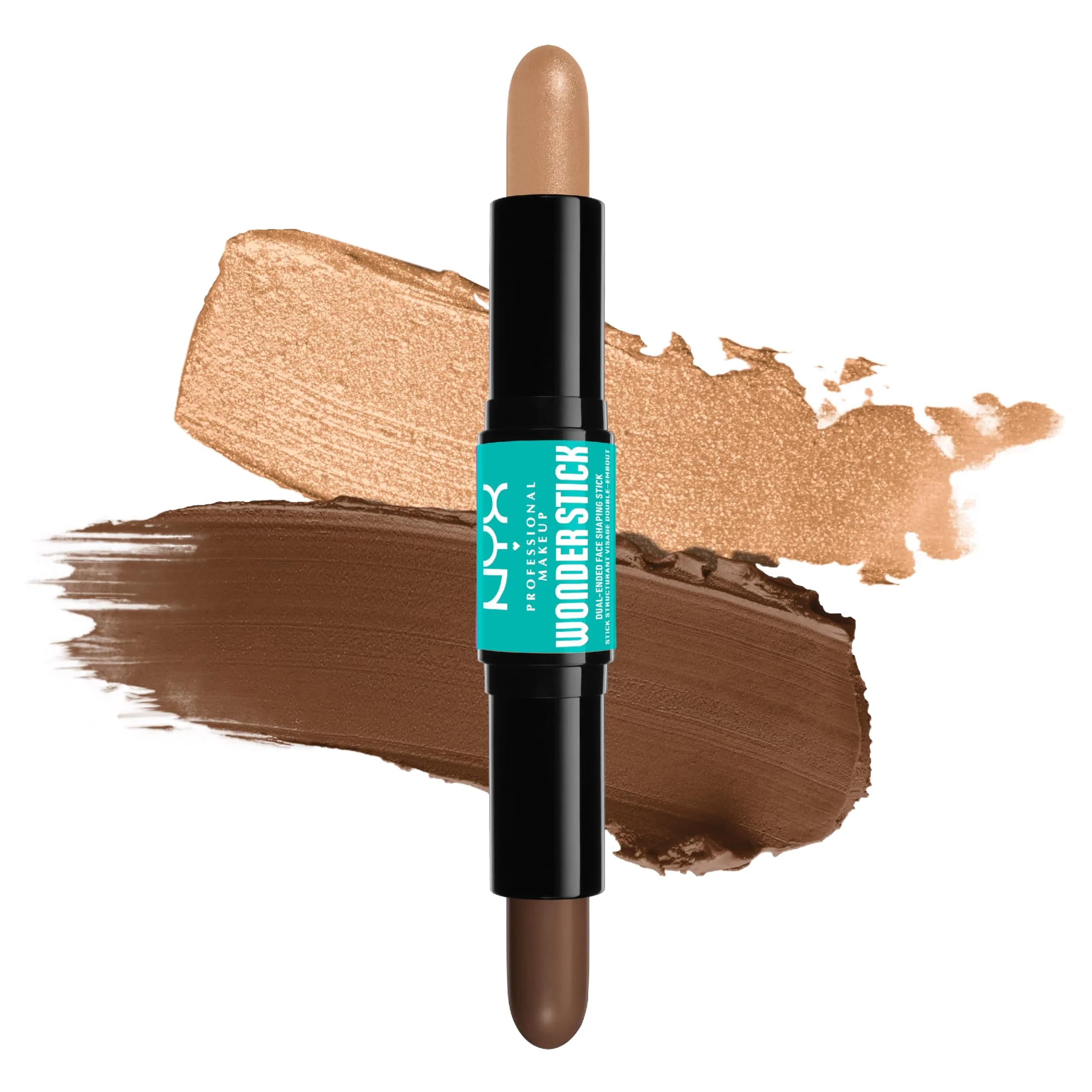 NYX PROFESSIONAL MAKEUP Wonder Stick, Medium Tan | Contour & Highlight Duo