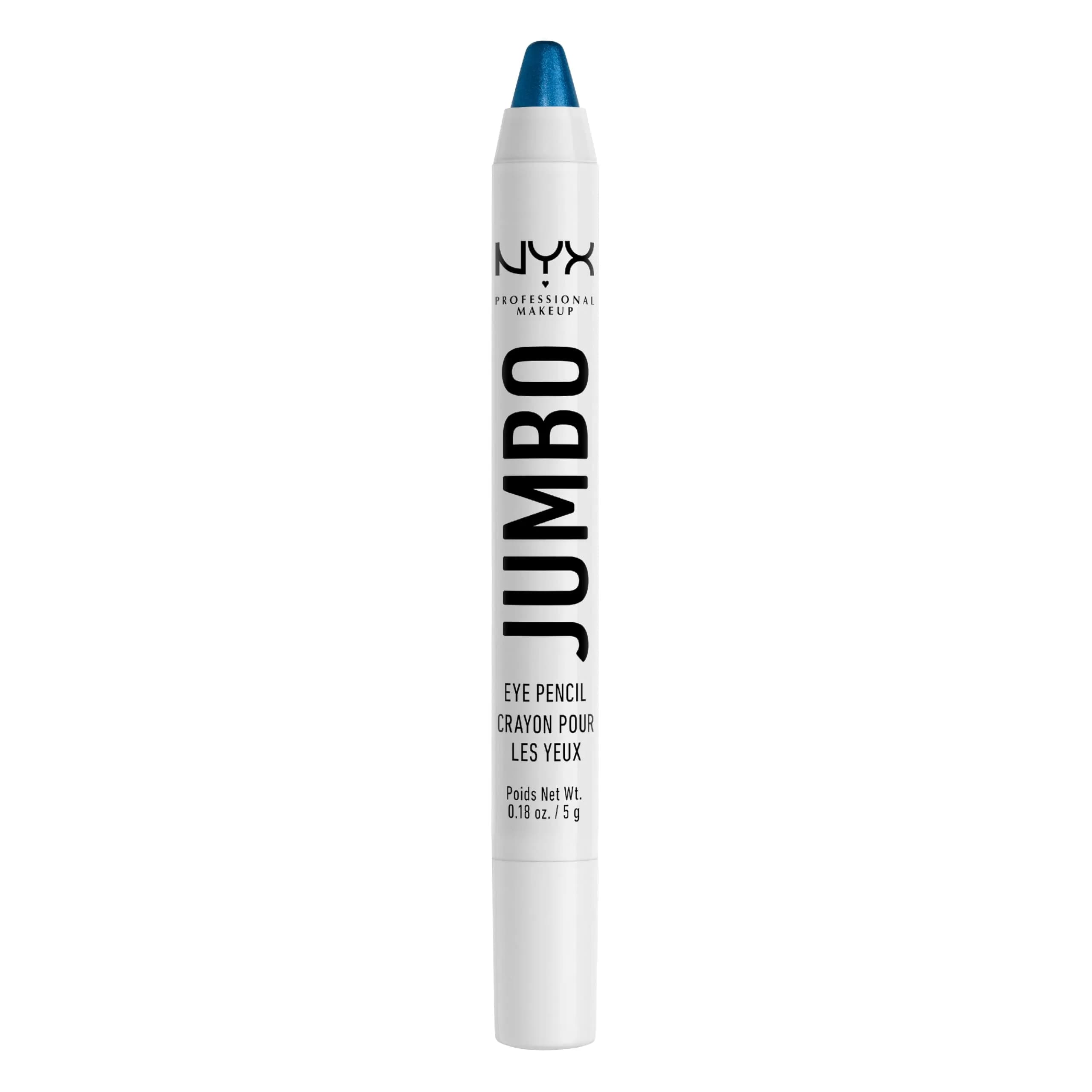 NYX PROFESSIONAL MAKEUP Jumbo Eye Pencil Blueberry Pop (Blue) 0.18 oz (5 ml) | Blendable Eyeshadow Stick & Eyeliner