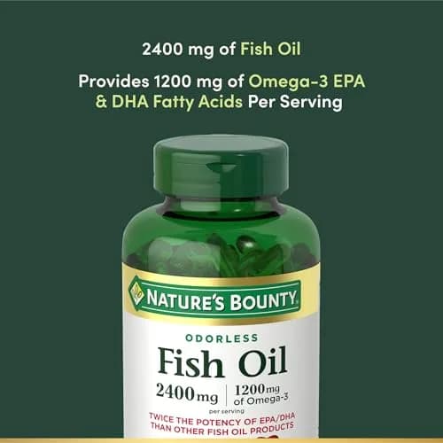 Nature's Bounty Odorless Fish Oil 1200mg Omega-3 90 Count thumbnail 3