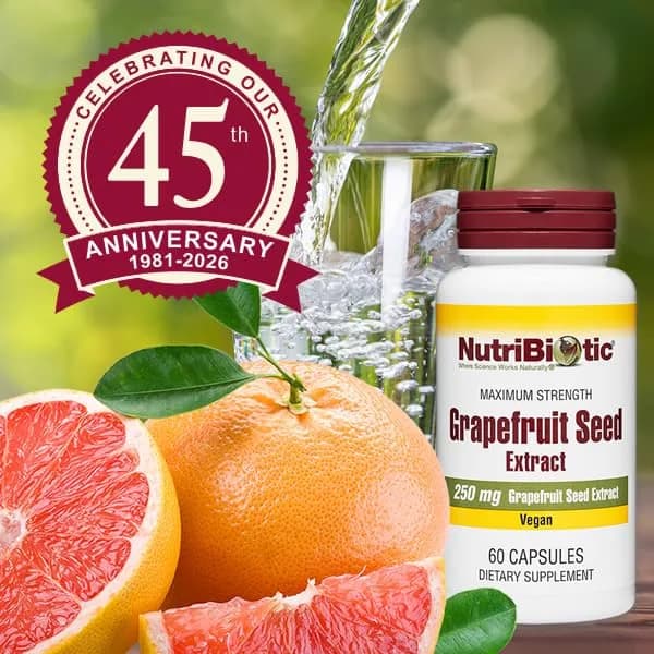 NutriBiotic Grapefruit Seed Extract Capsules 250 mg 60 Count | Maximum Strength with Bioflavonoids thumbnail 5
