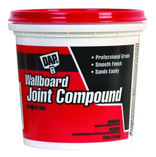 DAP 10100 Wallboard Joint Compound 3 lb (1.36 kg) — Pack of 6 | USA-Sourced for Interior Wall Repair thumbnail 1