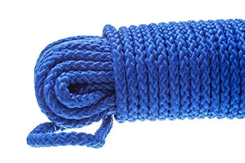 Attwood 5/16" x 50' Blue Hollow Braided Polypropylene Utility Line | Floats for Visibility thumbnail 3