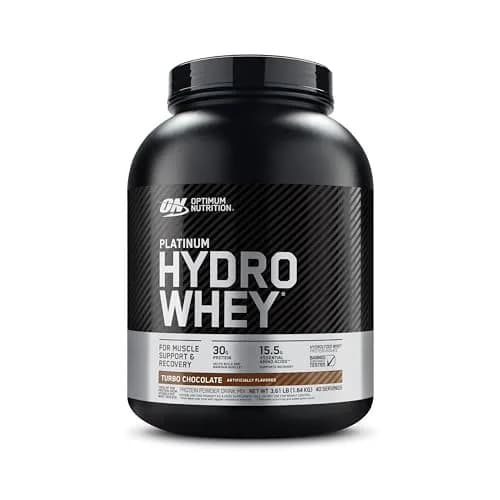 Optimum Nutrition Turbo Chocolate protein powder tub Whey isolate 40 servings
