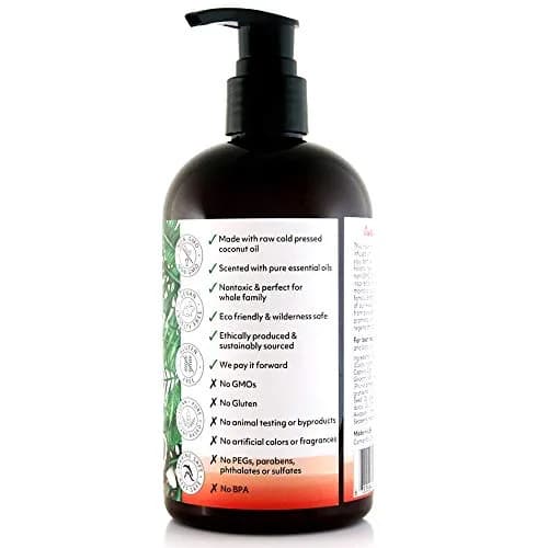 Organic Fiji Coconut Oil Infused Face & Body Lotion 12 oz | Deep Moisturizer for Sensitive Skin thumbnail 3