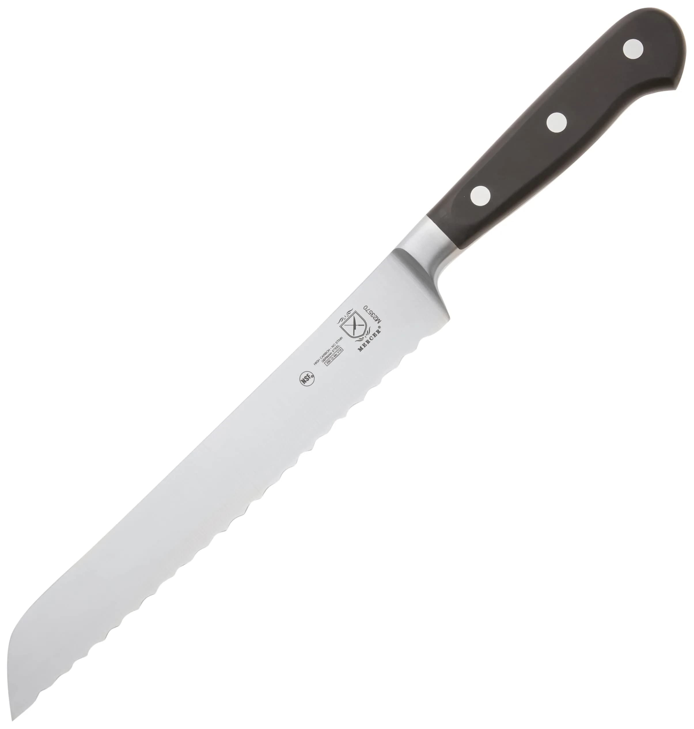 Mercer Culinary Renaissance 8-Inch Bread Knife | Precision Forged German Steel | Ergonomic Handle - main product image