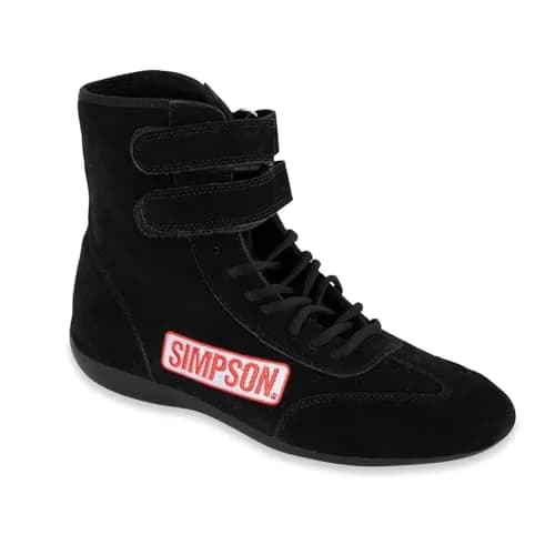 Simpson Racing The Hightop Driving Shoes Black Size 9 (US) / 42.5 (EU) SFI 3.3/5 Approved thumbnail 1