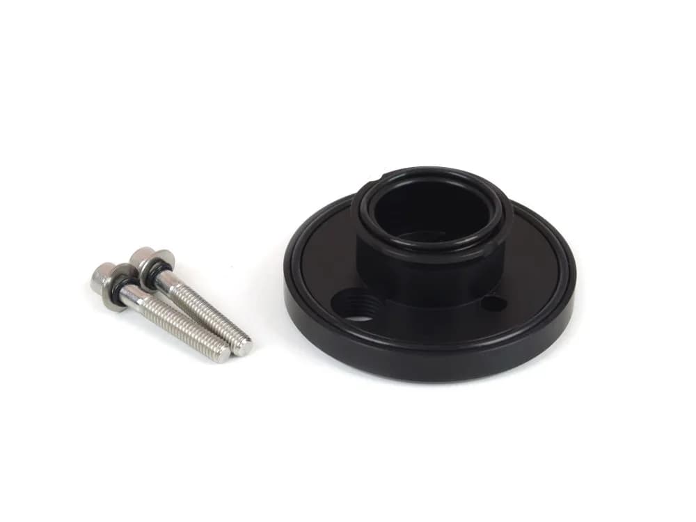 Canton Racing 22-580 Billet Aluminum Remote Oil Filter Adapter (SBC/BBC Straight Port) | Machined Billet Aluminum for SBC/BBC - main product image
