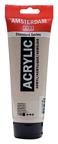 Amsterdam Standard Series Acrylic Paint 250ml (8.45 Fl Oz) Warm Grey 718 | Artist Grade, Lightfast & Alkali Resistant thumbnail 1