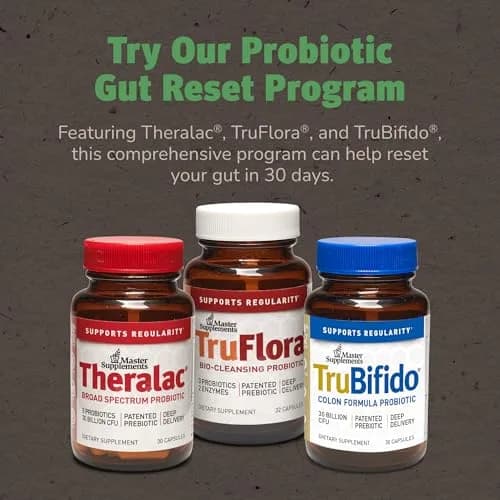 TruFlora Master Supplements 32 Capsules | Probiotics & Enzymes for Gut Health thumbnail 7