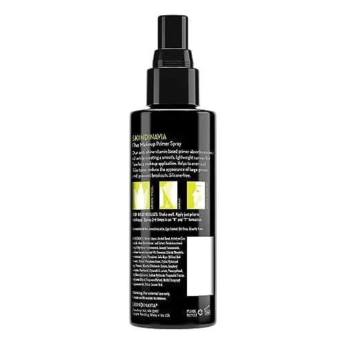 Skindinavia Makeup Primer Spray Oil Control 8 Fl Oz | Mattifying, Oil-Free, Long-Lasting thumbnail 5