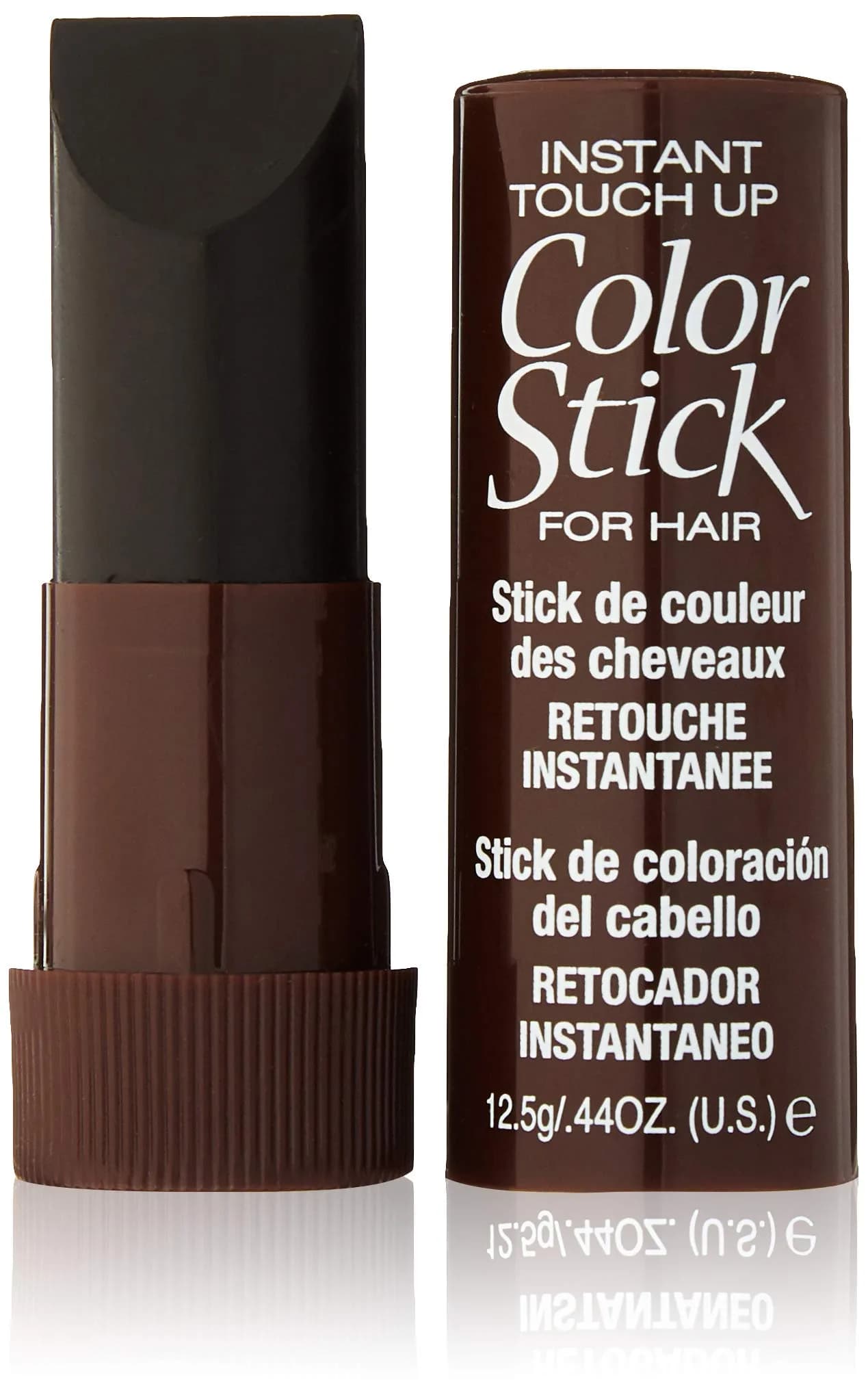 Daggett & Ramsdell Color Stick, Black, 0.44 Ounce | Instant Gray Hair Coverage for Travel & Daily Use — Jet Black