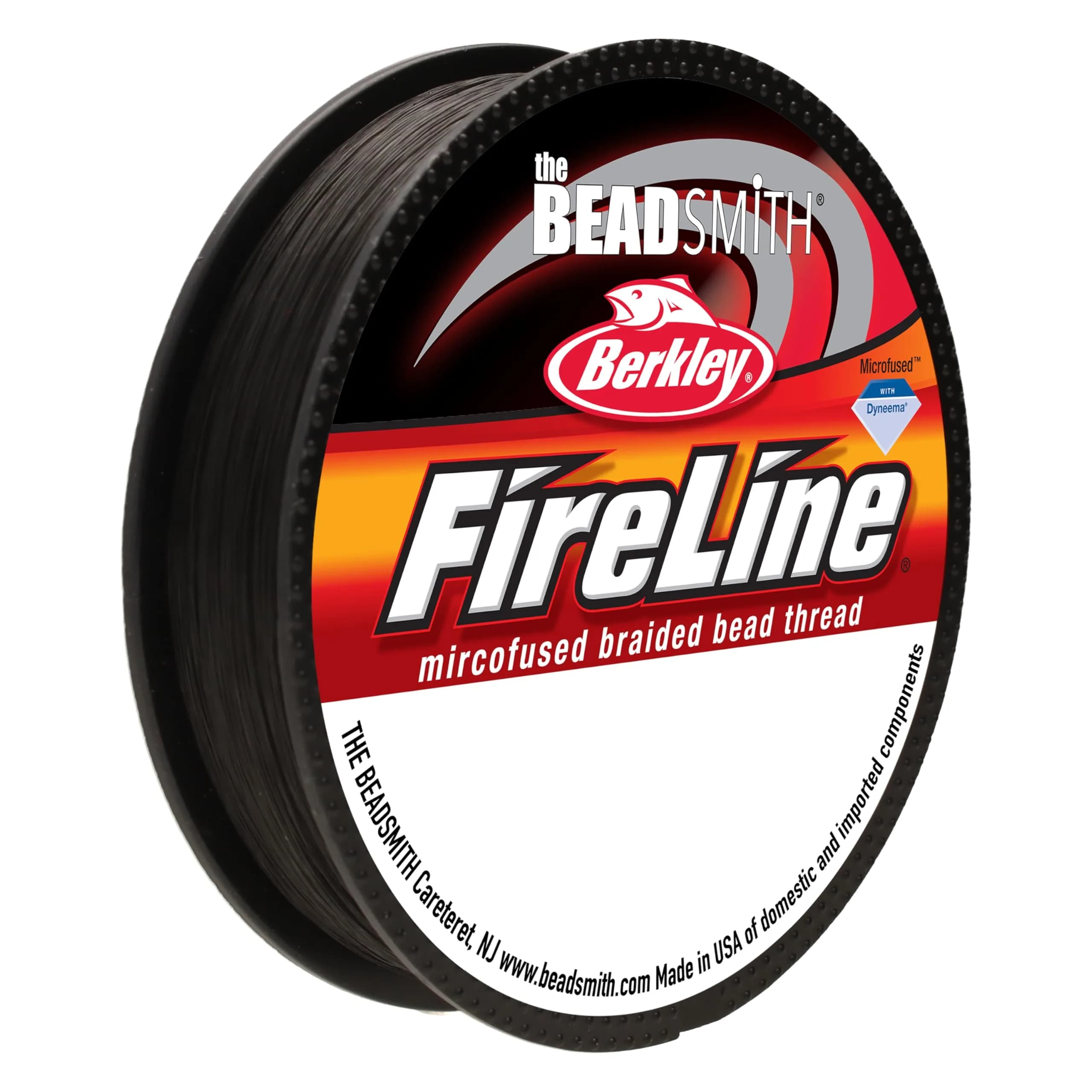 The Beadsmith Fireline Braided Thread 4lb Test 50 Yards 0.12mm Smoke Grey | Strongest Fiber Per Diameter