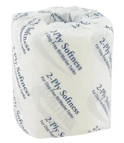 Valterra Softness 2-Ply Toilet Tissue | Septic Safe, Clog-Free, Single Roll, White thumbnail 1