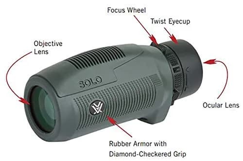 Vortex Solo 10x25 Monocular | Waterproof, Fogproof, Fully Multi-Coated Optics thumbnail 5