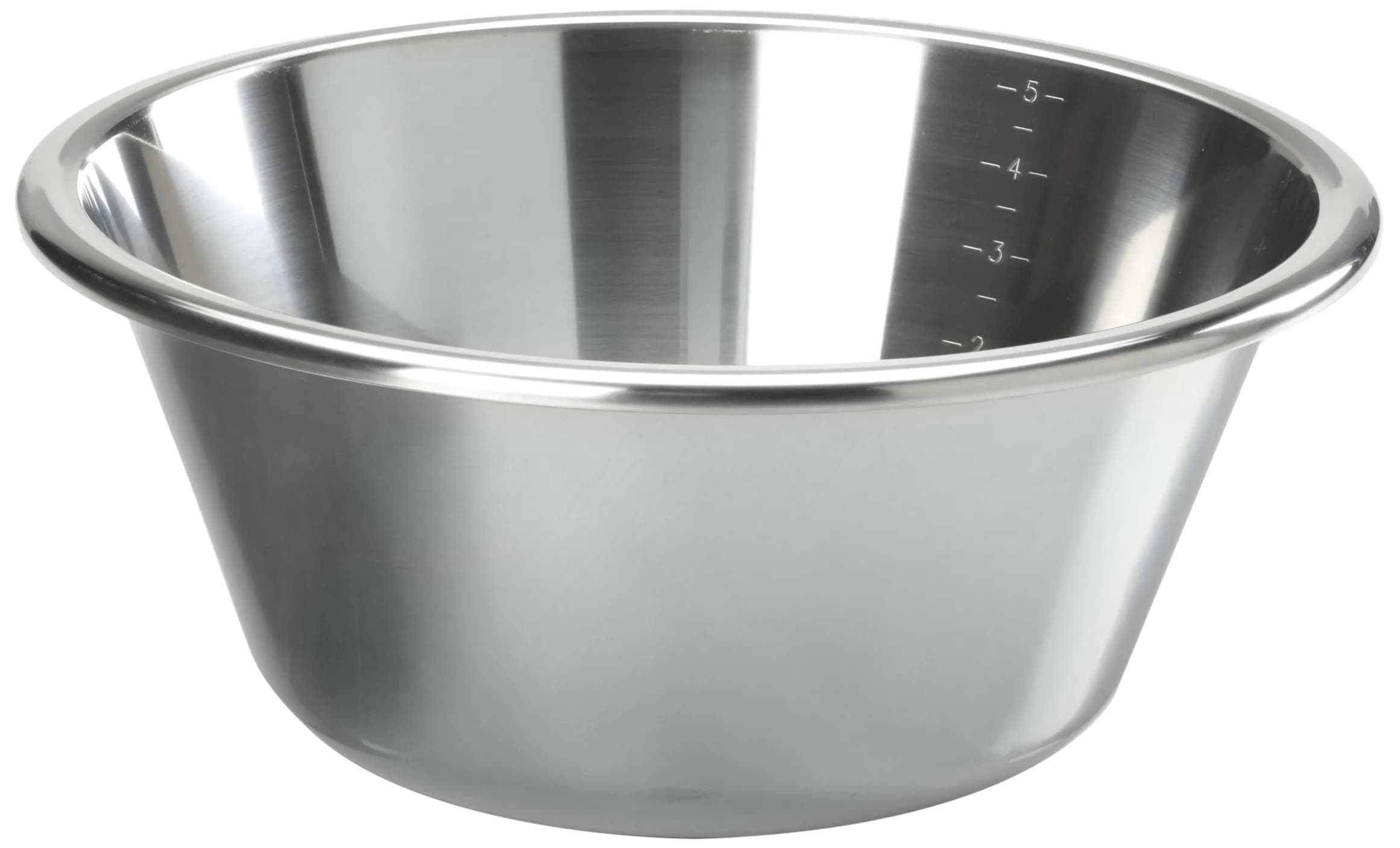Linden Sweden Stainless Steel Whip Bowl, 5.5-Quart | Commercial-Quality Mixing Bowl with Accurate Gradation - main product image