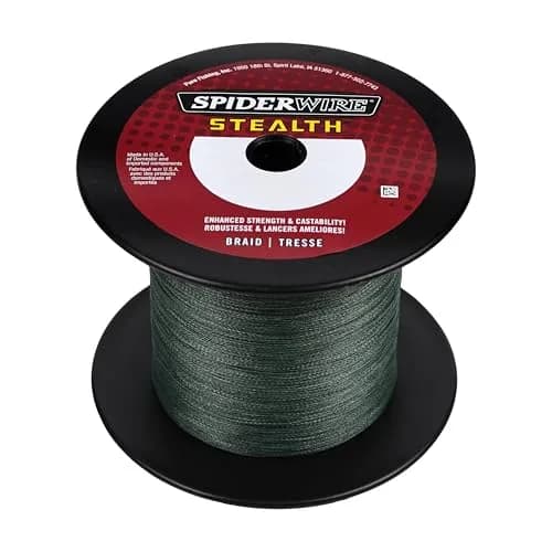 SpiderWire Stealth Moss Green 20lb (9kg) | 1371m (1500yd) Braided Fishing Line thumbnail 1