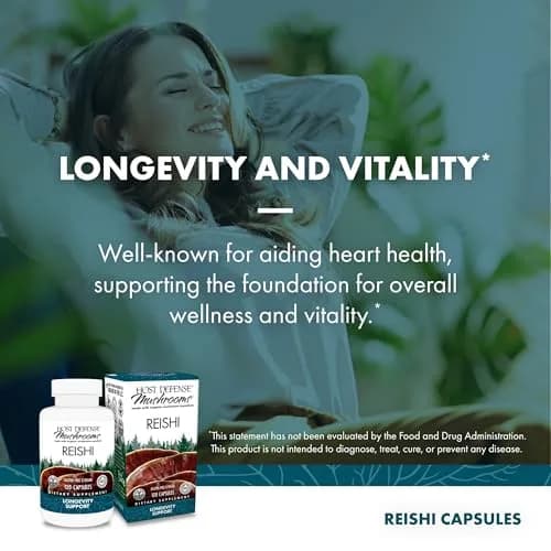 Host Defense Reishi Capsules 120 Count thumbnail 5