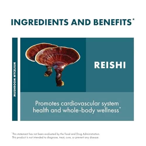 Host Defense Reishi Capsules 120 Count thumbnail 6