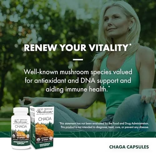 Host Defense Chaga Capsules 60 Count | Immune Support & Antioxidants thumbnail 5