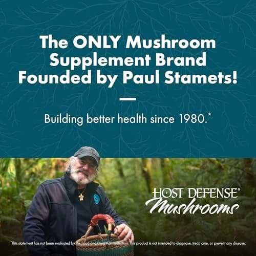 Host Defense Reishi Capsules 60 Capsules | Supports Wellness & Vitality thumbnail 3