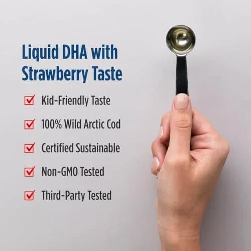 Nordic Naturals Children's DHA 8 oz | Strawberry Omega-3 Fish Oil for Kids thumbnail 4