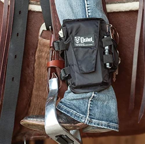 Cashel Black Ankle Safe (ASAFE-BLA) | Large Valuables Holder for Horses, Unisex thumbnail 2