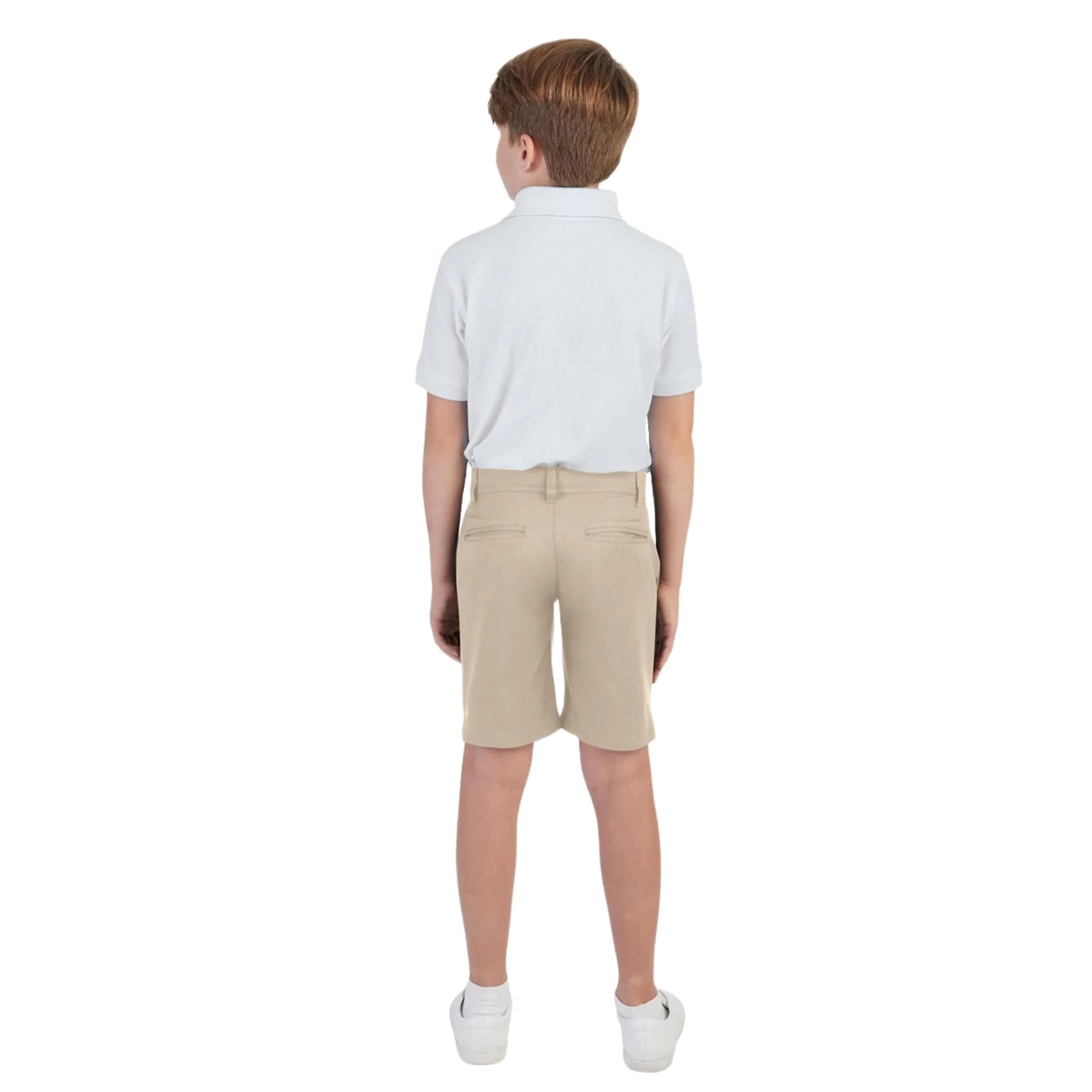 French Toast Kids Short Sleeve Pique Polo Shirt, Hunter Green, 3T | Breathable & Wash-Resistant thumbnail 3