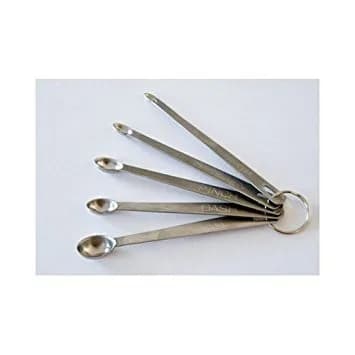 Libertyware Dash, Drop, Smidgen, Pinch, Tad Measuring Spoon Set | 5-Piece Stainless Steel Set for Unique Measures thumbnail 2