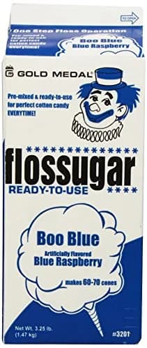 Gold Medal Flossugar Blue Raspberry 3.25 Lbs | Perfect for Cotton Candy Machines thumbnail 1