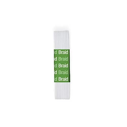 Dritz Braided Elastic 3/4-Inch White | Lightweight, Washable, Safe for Necklines & Sleeves thumbnail 2
