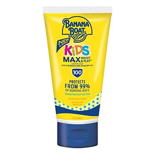 Banana Boat Kids Max Protect & Play Lotion Sunscreen SPF 100 118ml (4 Fl Oz) | Protects Against 99% of Burning Rays thumbnail 1