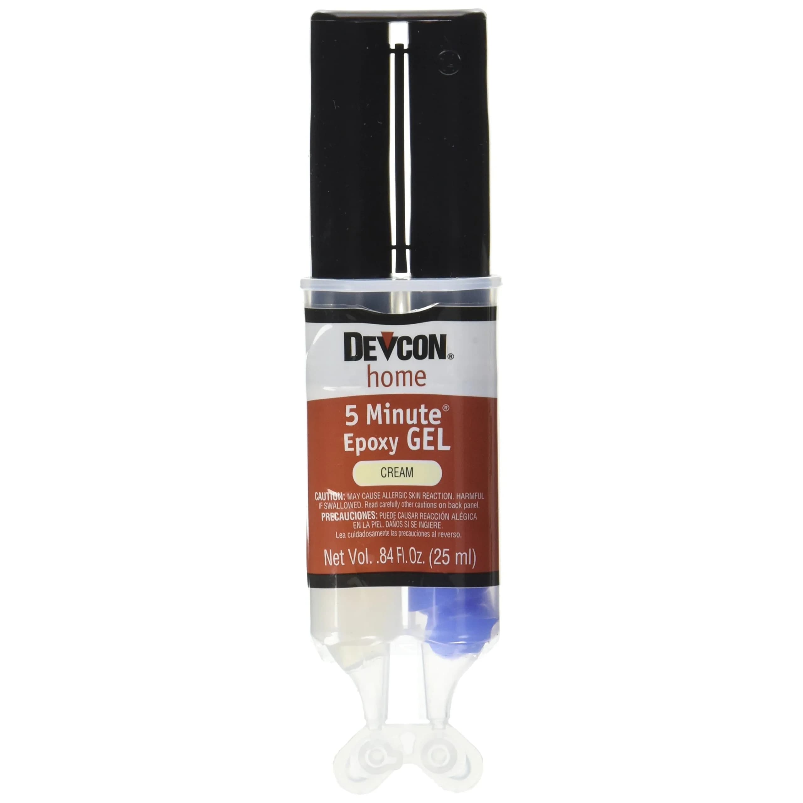 Devcon 5 Minute Epoxy Gel 25ml (0.85 Fl Oz) | Bonds Metal, Wood, Glass, Ceramic, Concrete