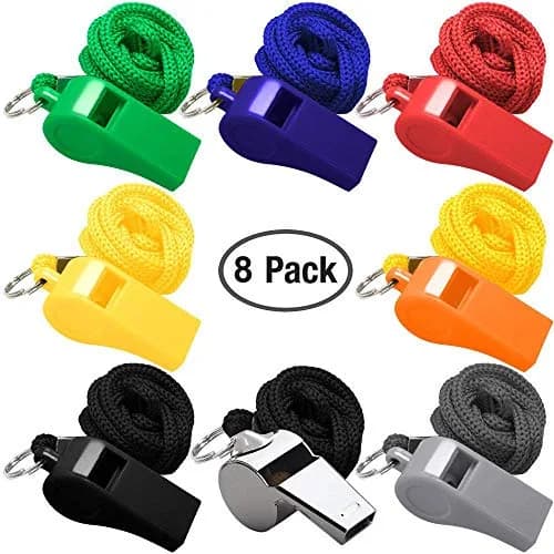 Fox 40 Classic Safety Whistle, Red | Loud, Pealess, 3-Chamber Design for Rescue & Sports thumbnail 3