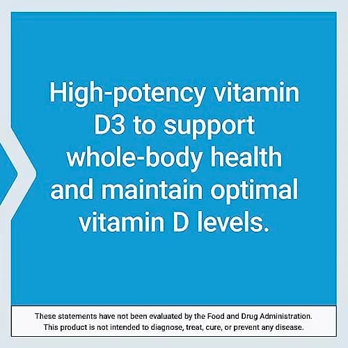 Life Extension Vitamin D3 175 mcg (7000 IU) | Bone & Immune Support, 60 Softgels thumbnail 6