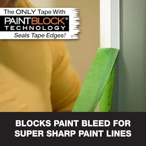 FrogTape Multi-Surface Painter's Tape with PAINTBLOCK, 0.94 in x 60 Yds | Sharp Edges, Clean Removal thumbnail 3