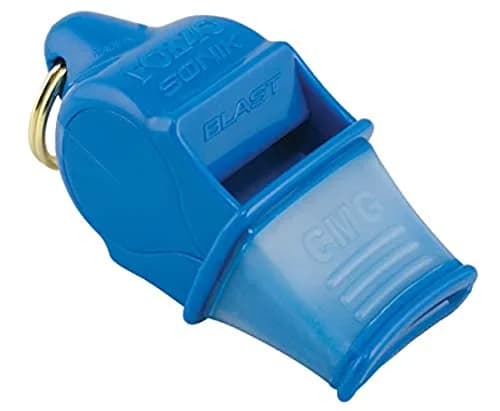 Fox 40 Sonik Blast CMG Blue Whistle | 120dB Loud, Pea-Less, Marine-Grade Safety Whistle thumbnail 2