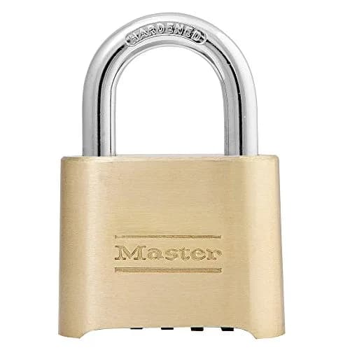 Master Lock 175D Resettable Combination Padlock 2" (51mm) Body, 1" (25mm) Shackle Clearance | 4-Digit Dial Lock for Gym, Gate, Shed thumbnail 2