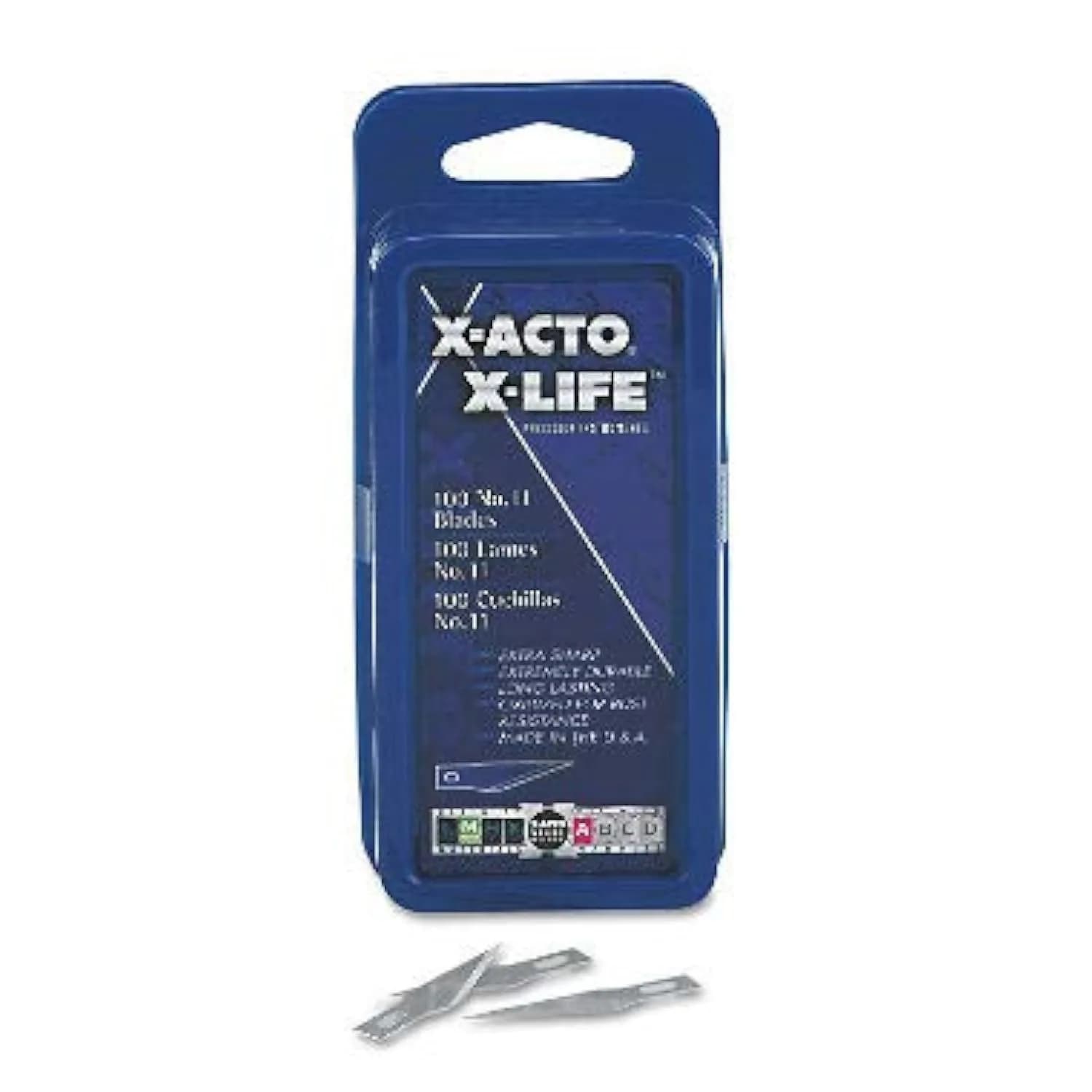 X-Acto #11 Bulk Pack Replacement Blades for Hobby Knives, 200 Count | Precision Carbon Steel Craft Blades - main product image