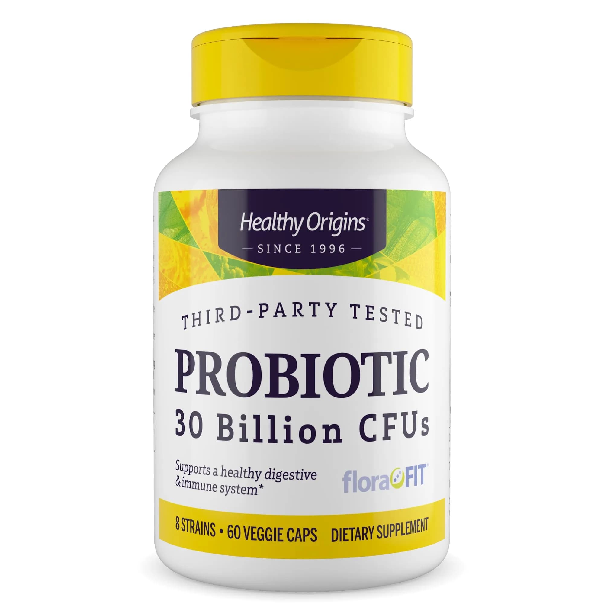 Healthy Origins Probiotic 30 Billion CFUs 60 Veggie Capsules | Supports Gut & Immune Health - main product image