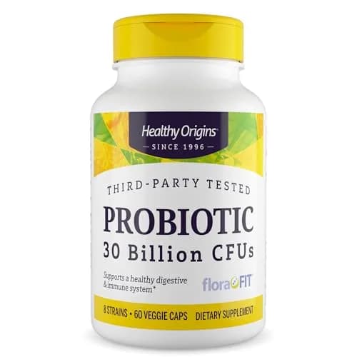 Healthy Origins Probiotic 30 Billion CFUs 60 Veggie Capsules | Supports Gut & Immune Health thumbnail 1