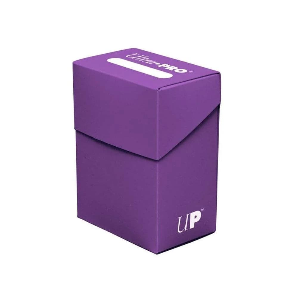 Ultra PRO Standard Deck Box, 80-Count, Purple | Archival-Safe Polypropylene - main product image