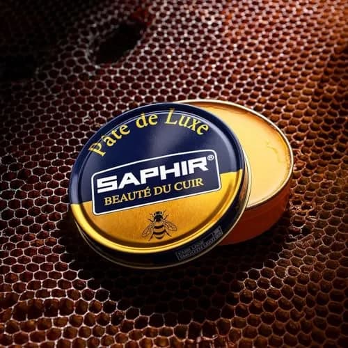 Saphir Pâte de Luxe Wax Shoe Polish 50ml (1.7 Fl Oz) | Natural Shine & Protection for Smooth Leather thumbnail 2